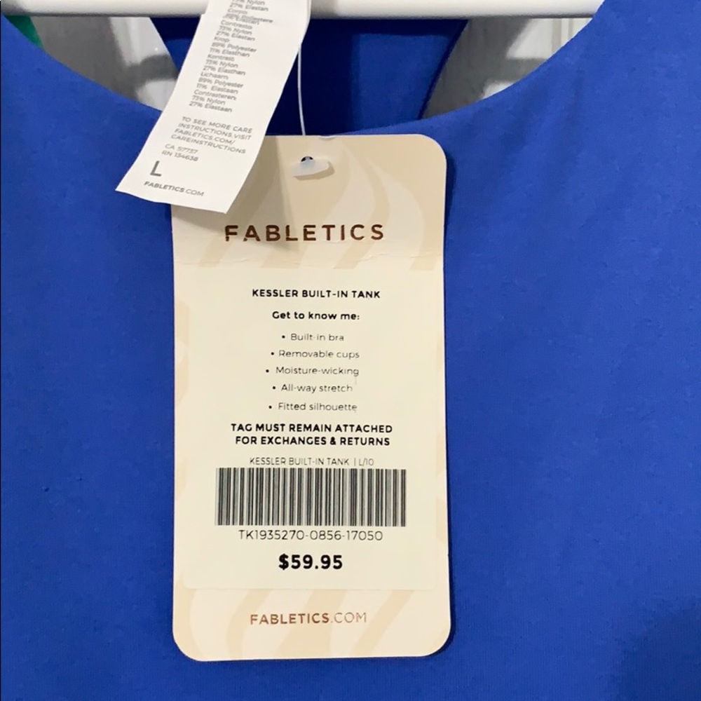 NWT Fabletics Tank Top - Picture 2 of 4
